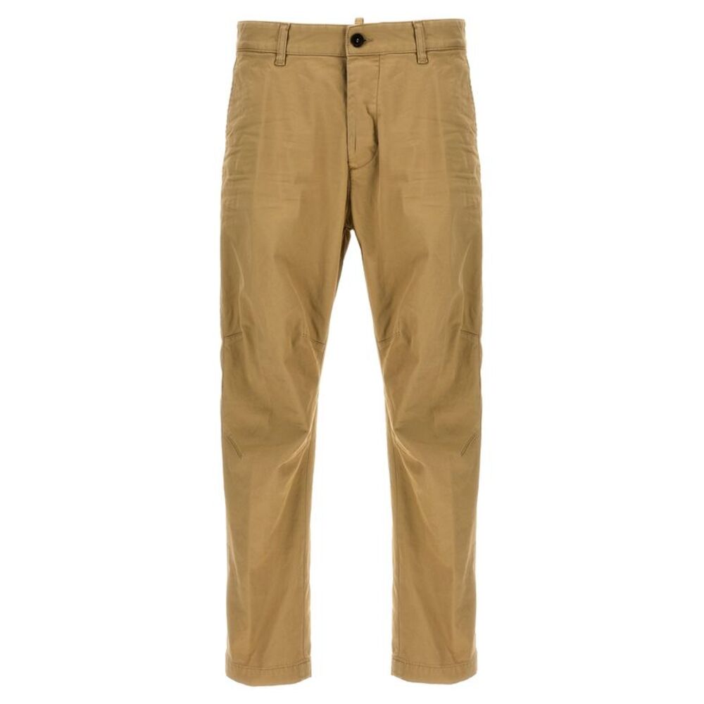 Dsquared² Beige Cotton Chino Men's Pants